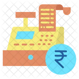 Transaction Invoice Rupees  Icon