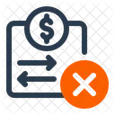 Transaction Rejected Transaction Denial Payment Rejection Icon