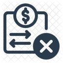 Transaction Rejected Transaction Denial Payment Rejection Icon