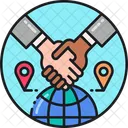 Transborder Agreements Transborder Partnership Agreement Icon