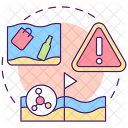 Transboundary pollution  Icon