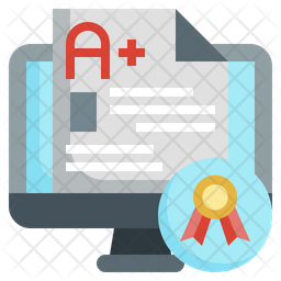 Transcript Icon - Download in Flat Style