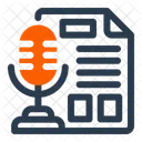 Transcription Du Podcast Sous Titres Texte Icône