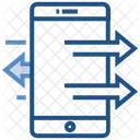 Data Analytics Mobile Transfer Icon