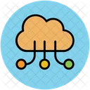 Transfer Data Cloud Icon