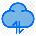 Transfer Cloud Data Icon
