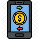 Transfer Money Digital Icon