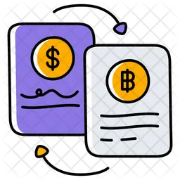 Transfer And Currency  Icon