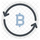 Bitcoin überweisen  Symbol