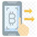 Transfer Bitcoin  Icon
