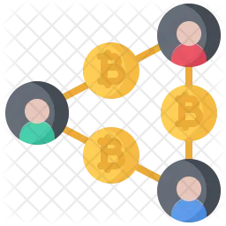 Transfer Bitcoin  Icon