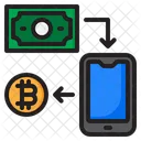 Bitcoin Mobilephone Coin アイコン