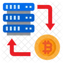 Transfer Bitcoin Server  Icon