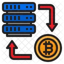 Bitcoin Transfer Money アイコン