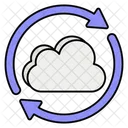 Transfer Cloud Data  Icon