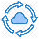 Transfer Network Cloud Icon