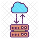 Iserver To Cloud Transfer Cloud Data Transfer Database アイコン