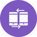 Connected Mobiles Transfer Icon