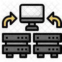 Transfer Data Server Network Icon