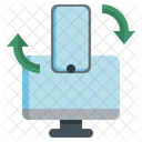 Transfer Data Data Storage Cellphones Icon