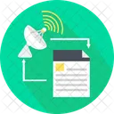 Transfer Data Storage Data Base Icon
