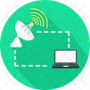 Transfer Data Storage Data Base Icon