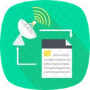 Transfer Data Storage Data Base Icon