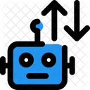 Transfer Data Robot  Icon