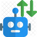Transfer Data Robot  Icon