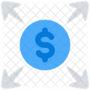 Dollar überweisen  Icon