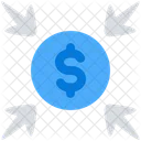 Dollar Arrows Money Icon