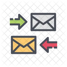 Transfer Email  Icon