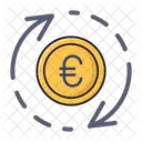 Transfer Euro Money Icon
