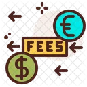 Transfer Fees Exchange Fees Fees Icon