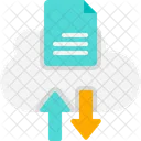 Transfer file cloud  Icon