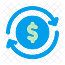 Transfer Money Cash Back Icon