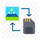 Transfer Images Laptop Device Icon