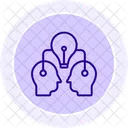 Transfer Learning Color Circle Icon Icon