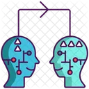 Transfer Learning Knowledge Transfer Ai Learning Icon