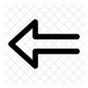 Transfer Long Left Arrow Navigation Navigate Icon