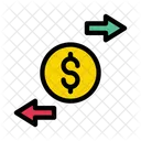 Transaction Dollar Exchange Icon