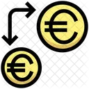 Transfer Money Transfercurrency Euro Icon