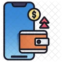 Transfer Money Finance Mobile Icon