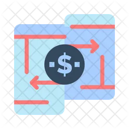 Transfer Money  Icon