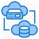 Transfer Server To Database Cloud Transfer Icon