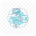 Digital Currency Cryptocurrency Stablecoins Icon