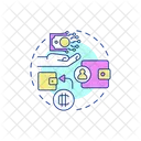 Digital Currency Cryptocurrency Stablecoins Icon