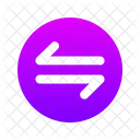 Transfer Vertical Circle Icon