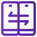 Transferencia Smartphone Dados Ícone