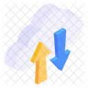 Transferencia a la nube  Icono
